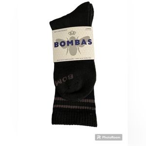 NEW Black Bombas Socks